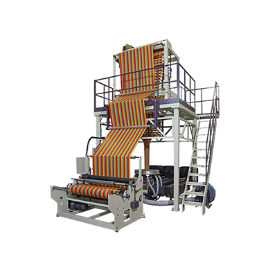 HDPE / LDPE Streifen Drei-Farben Co-Extrusions-Blasfolienmaschine
