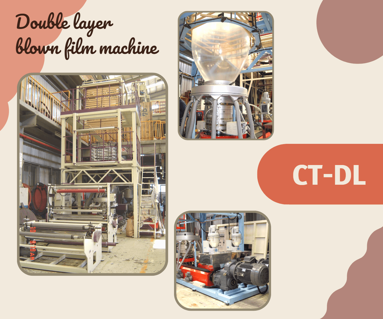 CT-DL Zweikomponenten Blasfolienmaschine